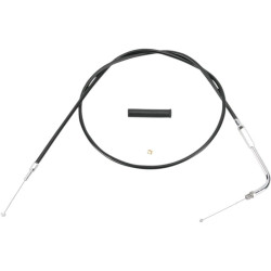 PartzBiz HD 0650-0396 - Black Vinyl Throttle Cable 42” 90 Degree 5” Travel Harley 88-95 Big Twin Evo XL PartzBiz HD 0650-0396 - Black Vinyl Throttle Cable 42” 90 Degree 5” Travel Harley 88-95 Big Twin Evo XL