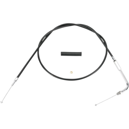PartzBiz HD: 3473979-Black Vinyl Throttle Cable 42” 90 Degree 5” Travel Harley 88-95 Big Twin Evo XL