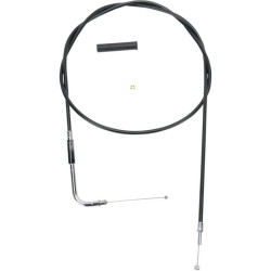 PartzBiz HD 0650-1076 - Black Vinyl Throttle Cable 54” 90 Degree 5” Travel Harley 96-17 Big Twin Cam XL PartzBiz HD 0650-1076 - Black Vinyl Throttle Cable 54” 90 Degree 5” Travel Harley 96-17 Big Twin Cam XL