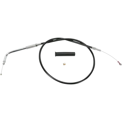 PartzBiz HD: 3473834-Black Vinyl Idle Cable 43 1/2” 90 Degree 4 3/4” Travel Harley 96-17 Big Twin Cam PartzBiz HD: 3473834-Black Vinyl Idle Cable 43 1/2” 90 Degree 4 3/4” Travel Harley 96-17 Big Twin Cam