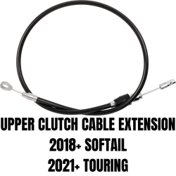 PartzBiz HD 0652-2858 - Drag Specialties Upper Clutch Cable Black Vinyl 42” Harley Softail Touring 18+ PartzBiz HD 0652-2858 - Drag Specialties Upper Clutch Cable Black Vinyl 42” Harley Softail Touring 18+