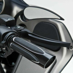 PartzBiz HD 07-051 - ชุดปลอกแฮนด์ Arlen Ness Deep Cut Black Soft Touch Comfort Grips Harley Custom