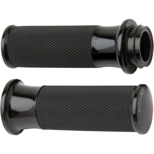 PartzBiz HD: 3461529-Arlen Ness Smooth Fusion Hand Grips Anodized Black Cable Style Motorcycle Bike PartzBiz HD: 3461529-Arlen Ness Smooth Fusion Hand Grips Anodized Black Cable Style Motorcycle Bike
