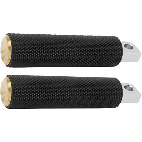 PartzBiz HD: 3485703-Arlen Ness Rubber Footpegs Male Brass Knurled Pair Passenger Harley Softail 18+ PartzBiz HD: 3485703-Arlen Ness Rubber Footpegs Male Brass Knurled Pair Passenger Harley Softail 18+