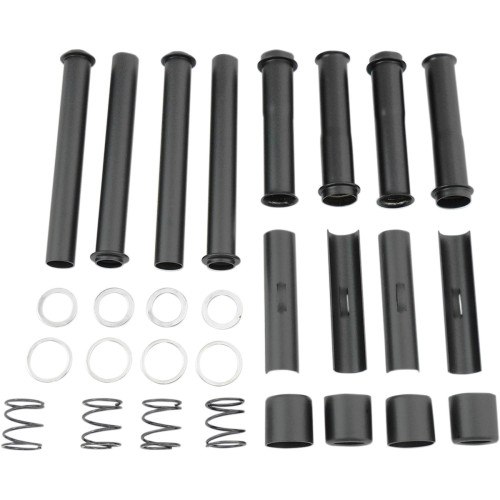PartzBiz HD: 3491252-Drag Pushrod Tube Kit Package Black Harley Big Twin Cam Trike 84-99