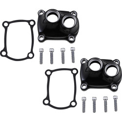 PartzBiz HD 0940-1883 - Drag Specialties Chrome Lifter Tappet Block Covers Kit Harley M8 Touring Softail PartzBiz HD 0940-1883 - Drag Specialties Chrome Lifter Tappet Block Covers Kit Harley M8 Touring Softail