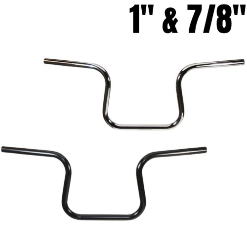 PartzBiz HD: 3441216-TC Bros. 1” Lane Splitter Handlebars - Chrome Dimpled