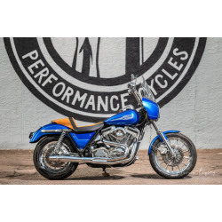 PartzBiz HD 1019 - Chrome Thunderheader 2 เป็น 1 2:1 ระบบท่อไอเสียเต็มท่อ 1987-1991 Harley FXR