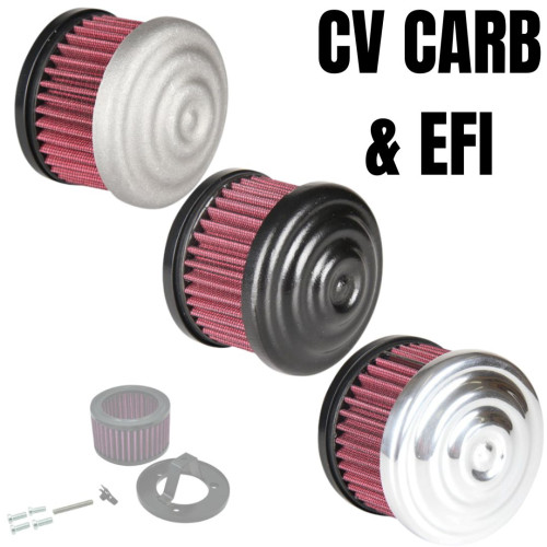 PartzBiz HD: 3441145-TC Bros. Ripple Black Air Cleaner HD CV Carbs & EFI