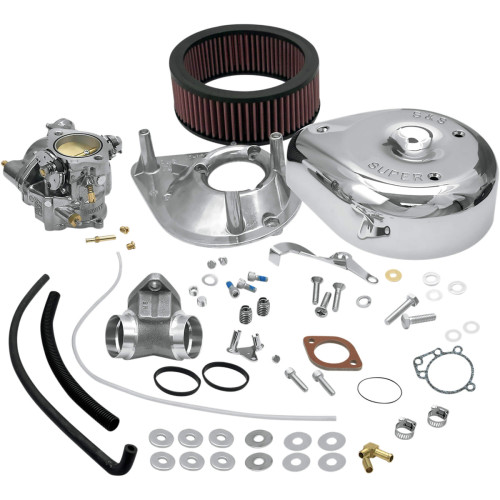 PartzBiz HD: 3452243-New S&S Super E Shorty Carb Carburetor Kit 1986-1990 Harley Sportster XL 11-0408 PartzBiz HD: 3452243-New S&S Super E Shorty Carb Carburetor Kit 1986-1990 Harley Sportster XL 11-0408