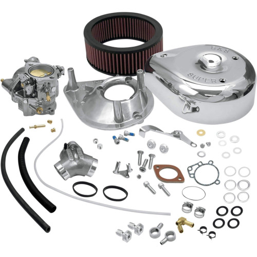 PartzBiz HD: 3452274-New S&S Super E Shorty Carb Carburetor Kit 1991-2003 Harley Sportster XL 11-0409 PartzBiz HD: 3452274-New S&S Super E Shorty Carb Carburetor Kit 1991-2003 Harley Sportster XL 11-0409