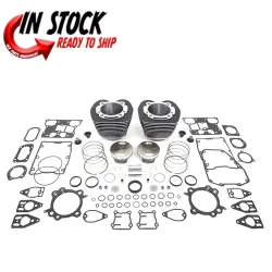 PartzBiz HD 11-1523 - 110 4‚” ชุดกระบอกสูบ อลูมิเนียมสีดำ 10.5:1 แรงบิดสูง Harley Big Twin 07-17 PartzBiz HD 11-1523 - 110 4‚” ชุดกระบอกสูบ อลูมิเนียมสีดำ 10.5:1 แรงบิดสูง Harley Big Twin 07-17