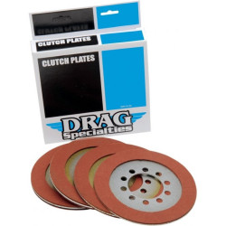 PartzBiz HD 1131-0428 - ชุดแผ่นแรงเสียดทานออร์แกนิก Drag Specialties 4 Harley Big Twin 37930-41