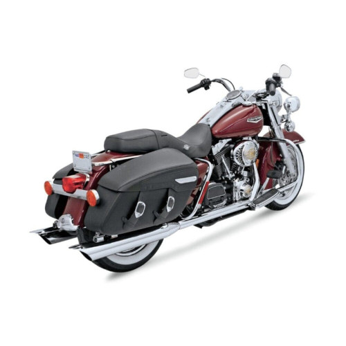 PartzBiz HD: 3490031-Bassani Chrome True Duals Crossover Exhaust Headers Pipes 95-08 Harley Touring
