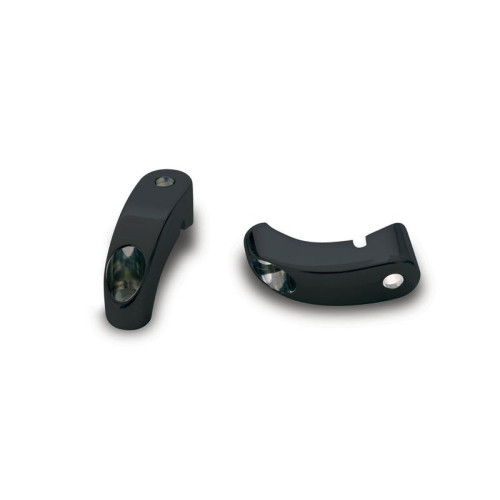 PartzBiz HD: 3442624-Arlen Ness Black Front Turn Signal Relocation 39MM Kit Harley Dyna FXR Sportster PartzBiz HD: 3442624-Arlen Ness Black Front Turn Signal Relocation 39MM Kit Harley Dyna FXR Sportster