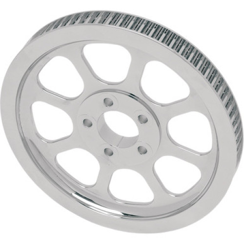 PartzBiz HD: 3467118-Drag Specialties Chrome Rear 70T 1-1/8” Belt Wheel Pulley Harley Softail 00-06