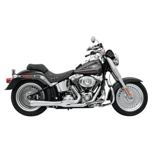 PartzBiz HD: 3474848-Bassani Chrome Short Road Rage 2 Into 1 ระบบท่อไอเสีย Harley Softail 86-17 PartzBiz HD: 3474848-Bassani Chrome Short Road Rage 2 Into 1 ระบบท่อไอเสีย Harley Softail 86-17