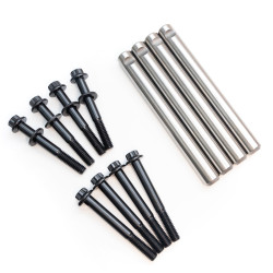 PartzBiz HD 1236 - Feuling Gorilla Rocker Shafts Bolt Kit Steel 1999-01 Harley Touring Softail Dyna