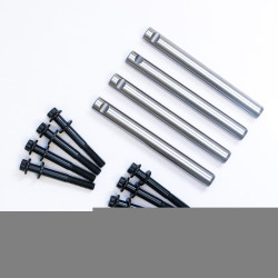 PartzBiz HD 1237 - Feuling Gorilla Rocker Shafts Bolt Kit Steel 2001-17 Harley Touring Softail Dyna