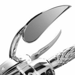 PartzBiz HD 13-411 - Arlen Ness Rad II Micro Rear View กระจกนูนทรงหยดน้ำ Chrome แฮนด์ด้านขวา PartzBiz HD 13-411 - Arlen Ness Rad II Micro Rear View กระจกนูนทรงหยดน้ำ Chrome แฮนด์ด้านขวา