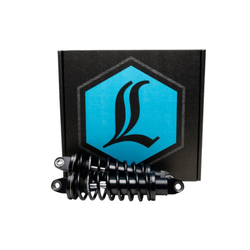 PartzBiz HD: 3468741-Legend Revo Dyna Coil Suspension Black 14” Heavy Duty Shocks Harley 91-17 Dyna