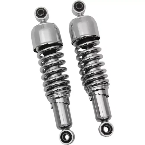 PartzBiz HD: 3450665-Drag Specialties Chrome 13” Replacement Nitrogen Shock Absorbers Harley Dyna FXD PartzBiz HD: 3450665-Drag Specialties Chrome 13” Replacement Nitrogen Shock Absorbers Harley Dyna FXD