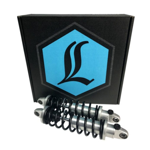 PartzBiz HD: 3457824-Legend Revo-A Anodized Silver 12” Performance Coil Shocks Pair Harley Dyna 91-17 PartzBiz HD: 3457824-Legend Revo-A Anodized Silver 12” Performance Coil Shocks Pair Harley Dyna 91-17