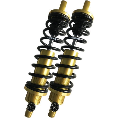 PartzBiz HD: 3468786-Legend Revo-A Adjustable Coil Suspension 12” Gold Standard Shocks Harley Touring PartzBiz HD: 3468786-Legend Revo-A Adjustable Coil Suspension 12” Gold Standard Shocks Harley Touring
