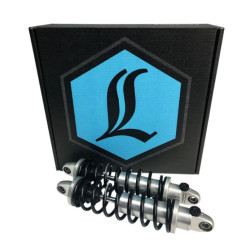 PartzBiz HD 1310-1777 - Legend Revo-A Adjustable Silver 13” Performance Coil Shocks HD Harley Dyna 91-17 PartzBiz HD 1310-1777 - Legend Revo-A Adjustable Silver 13” Performance Coil Shocks HD Harley Dyna 91-17