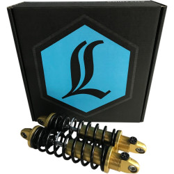 PartzBiz HD 13101783 - Legend Revo-A Adjustable Gold 14” Suspension Heavy Duty Shocks Harley Dyna 91-17 PartzBiz HD 13101783 - Legend Revo-A Adjustable Gold 14” Suspension Heavy Duty Shocks Harley Dyna 91-17