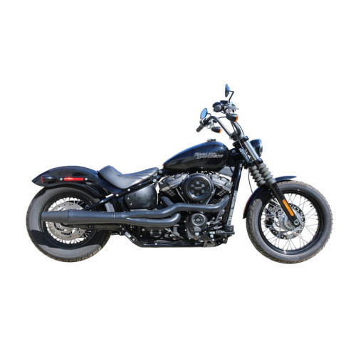 PartzBiz HD: 3472612-Thunderheader XSeries High Pipe 2 Into 1 Chrome Exhaust System Harley Softail M8