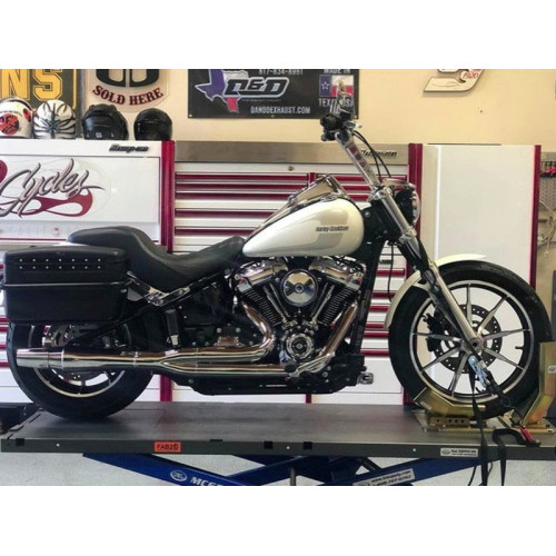 PartzBiz HD: 3471326-Thunderheader X-Series 2 Into 1 Chrome Exhaust System Pipes Harley Softail 18+