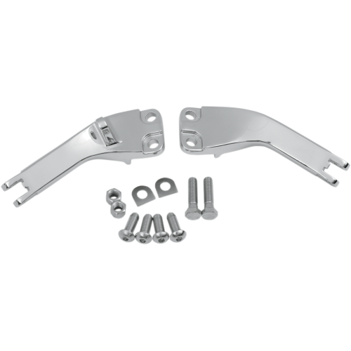 PartzBiz HD: 3450765-Drag Specialties Chrome Rear Passenger Footpeg Mount Kit Brackets Pair 1620-0759