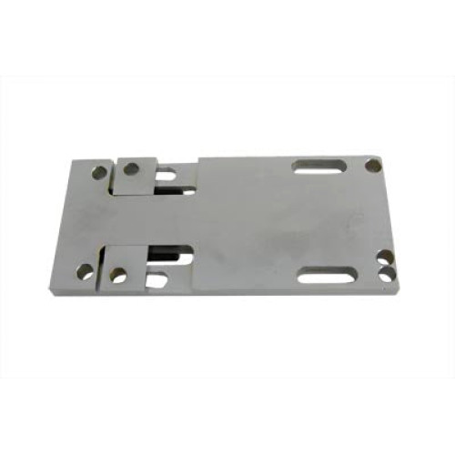 PartzBiz HD: 3445074-Chrome Adjustable 4 Four Speed Transmission Trans Plate Mount Harley Big Twin FL PartzBiz HD: 3445074-Chrome Adjustable 4 Four Speed Transmission Trans Plate Mount Harley Big Twin FL