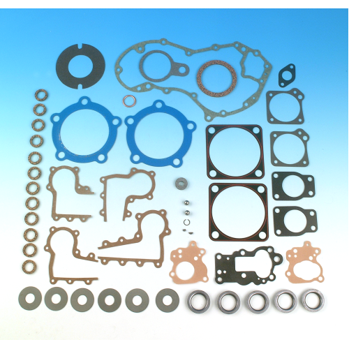 PartzBiz HD: 3449596-James Complete Engine Copper Head Gaskets Kit 1936-1947 Harley Knucklehead EL FL PartzBiz HD: 3449596-James Complete Engine Copper Head Gaskets Kit 1936-1947 Harley Knucklehead EL FL