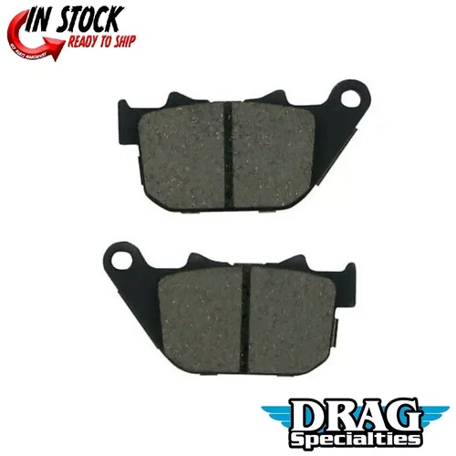 PartzBiz HD: 3492614-Drag Semi Metallic Rear Brake Pads Pair Set OE Harley XL Sportster 04-13 PartzBiz HD: 3492614-Drag Semi Metallic Rear Brake Pads Pair Set OE Harley XL Sportster 04-13