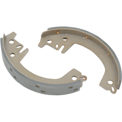 PartzBiz HD 1723-0424 - แผ่นรองรองเท้าดรัมเบรกน้ำผลไม้อินทรีย์ด้านหลังคู่ Harley Big Twin Panhead 58-62