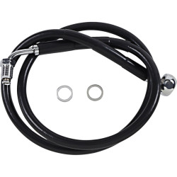 PartzBiz HD 1741-5811 - +10” 31 1/2” Extended Length Black Vinyl Upper Brake Line Harley Softail 18+ ABS PartzBiz HD 1741-5811 - +10” 31 1/2” Extended Length Black Vinyl Upper Brake Line Harley Softail 18+ ABS
