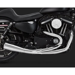PartzBiz HD 17624 - Vance & Hines Chrome 2 Into 1 2-1 Upsweep Exhaust Pipe Harley Sportster 07-2017 PartzBiz HD 17624 - Vance & Hines Chrome 2 Into 1 2-1 Upsweep Exhaust Pipe Harley Sportster 07-2017