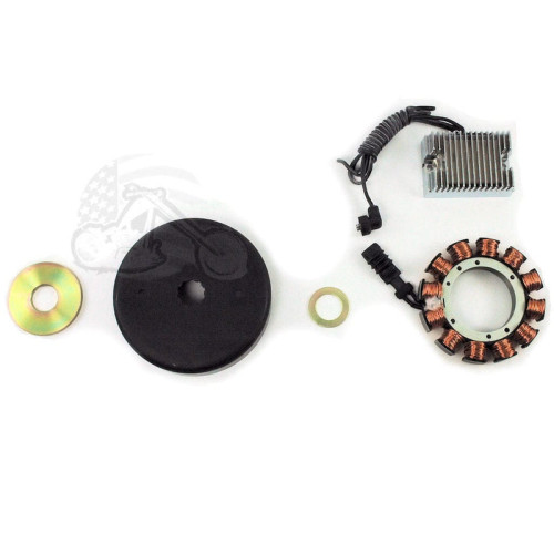 PartzBiz HD: 3444958-Chrome 32 Amp Charging System 1970-1999 Harley Evo Evolution Shovelhead Big Twin PartzBiz HD: 3444958-Chrome 32 Amp Charging System 1970-1999 Harley Evo Evolution Shovelhead Big Twin