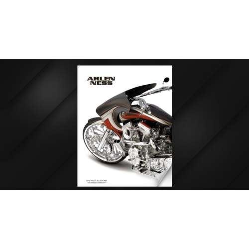 PartzBiz HD: 3484493-Arlen Ness Deep Cut Inverted Filter Kit Black Harley Touring Softail Dyna 08-17