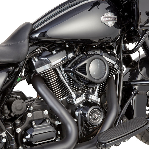 PartzBiz HD: 3484479-Arlen Ness เครื่องฟอกอากาศ Clear Tear กรองสีดำ Harley Touring Softail Dyna 08-17