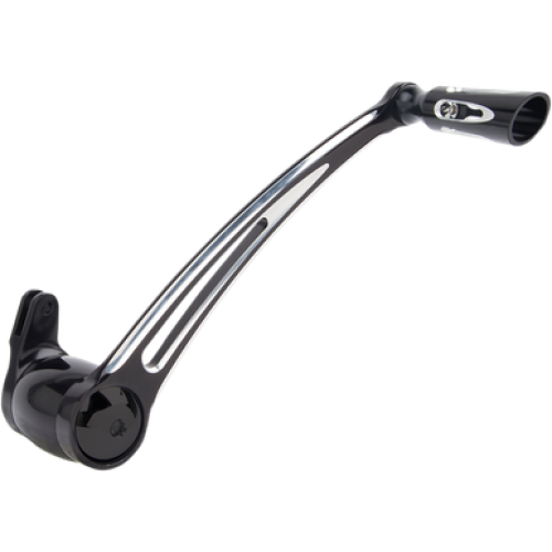 PartzBiz HD: 3486158-Arlen Ness Deep Cut Brake Arm Lever Black Billet Peg +1” Harley Touring 08-13 PartzBiz HD: 3486158-Arlen Ness Deep Cut Brake Arm Lever Black Billet Peg +1” Harley Touring 08-13