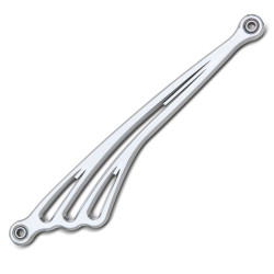PartzBiz HD 19-912 - Arlen Ness Deep Cut Flat Shift Rod Linkage Chrome Billet Forward Harley Davidson PartzBiz HD 19-912 - Arlen Ness Deep Cut Flat Shift Rod Linkage Chrome Billet Forward Harley Davidson