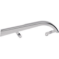 PartzBiz HD 1902-0174 - Drag Specialties Chrome Upper Rear Belt Guard 1991-99 Harley Dyna Wide Glide