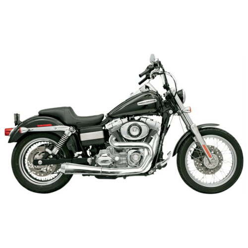 PartzBiz HD: 3478892-Bassani Chrome 2 into 1 Road Rage Exhaust System Pipe 1991-2015 Harley Dyna PartzBiz HD: 3478892-Bassani Chrome 2 into 1 Road Rage Exhaust System Pipe 1991-2015 Harley Dyna