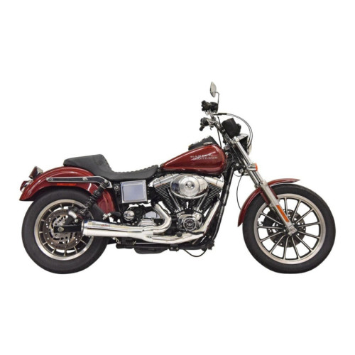 PartzBiz HD: 3476268-Bassani Road Rage Ripper 2 Into 1 ท่อไอเสีย Chrome Harley Dyna 93-05 PartzBiz HD: 3476268-Bassani Road Rage Ripper 2 Into 1 ท่อไอเสีย Chrome Harley Dyna 93-05
