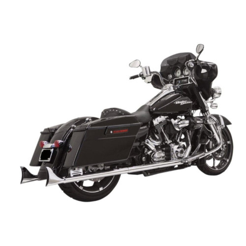 PartzBiz HD: 3460363-Bassani 33” Chrome Exhaust 2 1/4 Bagger Fishtail Slip-On Mufflers Harley Touring PartzBiz HD: 3460363-Bassani 33” Chrome Exhaust 2 1/4 Bagger Fishtail Slip-On Mufflers Harley Touring