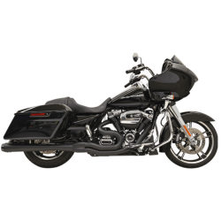 PartzBiz HD 1F51RB - Bassani Black Road Rage 2 into 1 Exhaust Pipe 4” Megaphone 17+ Harley Touring PartzBiz HD 1F51RB - Bassani Black Road Rage 2 into 1 Exhaust Pipe 4” Megaphone 17+ Harley Touring