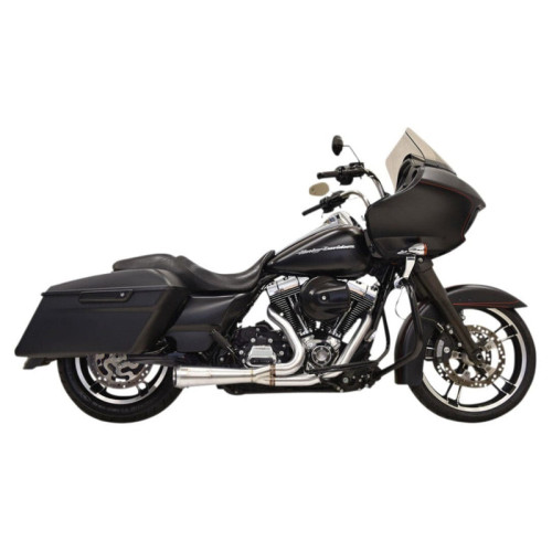 PartzBiz HD: 3469663-Bassani Stainless Steel Road Rage 2 - 1 Short Exhaust Pipe 95-16 Harley Touring